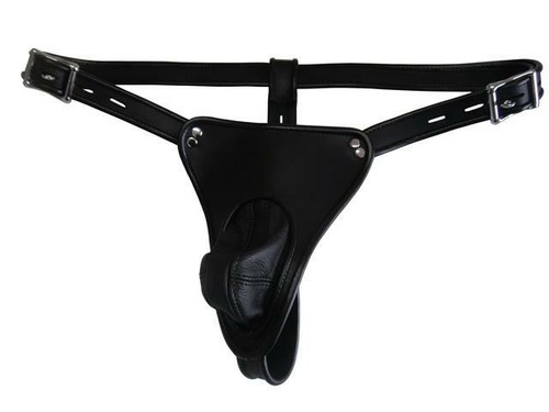 Bdsm bondage leder slip - bdsm,
